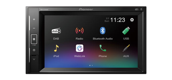Pioneer DMH-A240DAB Sort 200 W Bluetooth