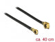 DeLOCK 89650 koaxial kabel 1.13 0,4 m MHF (I-PEX) MHF IV/ HSC MXHP32 Sort, Guld
