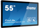 iiyama TF5539UHSC-B1AG skilte display 139,7 cm (55") LED 500 cd/m² 4K Ultra HD Sort Berøringsskærm