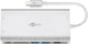 Goobay 49850 interface hub USB Type-C 5000 Mbit/s Sølv
