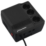 PowerWalker AVR 1000 spændingsregulator 3 AC stikkontakt(er) 180-264 V Sort