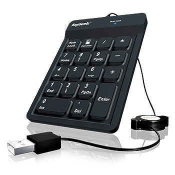 KeySonic ACK-118BK numerisk tastatur Universel USB Sort