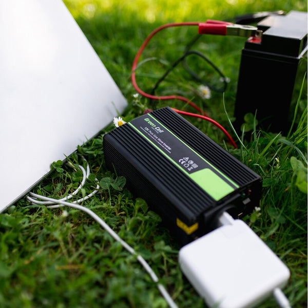 Green Cell INV08 strømadapter og vekselret Udendørs 1000 W Sort