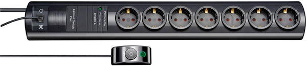 Brennenstuhl 1153300467 Sort 7 AC stikkontakt(er) 230 V 2 m