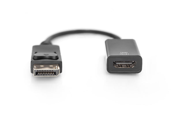 Digitus DB-340415-002-S videokabel adapter 0,2 m DisplayPort HDMI Sort