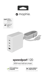 mophie 409909309 oplader til mobil enhed Laptop, Smartphone, Tablet Hvid Vekselstrøm Hurtig opladning Indendørs