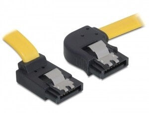 DeLOCK SATA 30cm SATA-kabel 0,3 m Gul