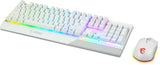 MSI S11-04DE305-CLA tastatur Mus inkluderet Spil USB QWERTZ Tysk Hvid