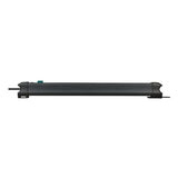 Brennenstuhl 1951580101 Regleta, 230 V, Negro y Gris Claro, 49 cm stikdåse 5 m 8 AC stikkontakt(er) Indendørs Sort, Lysegrøn