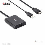 CLUB3D CAC-1335 videokabel adapter 1 m HDMI + USB DisplayPort Sort
