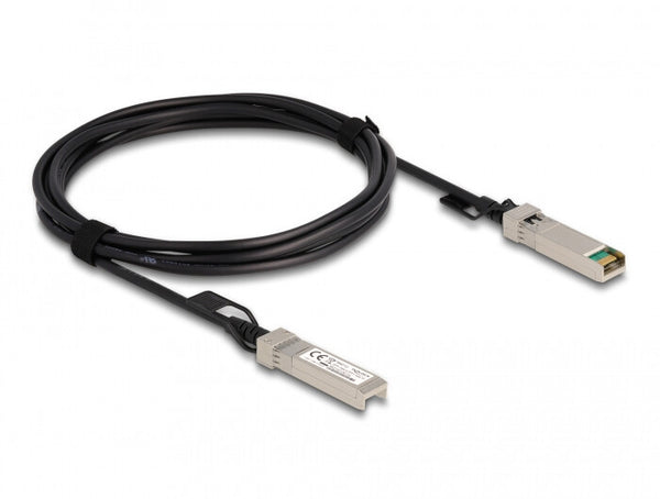 DeLOCK 84210 InfiniBand og fiberoptisk kabel 3 m SFP+ Sort, Sølv