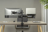 Digitus DA-90436 skærmbeslag og -stativer 81,3 cm (32") Skrivebord Sort