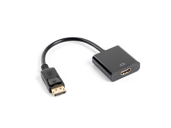 Lanberg AD-0009-BK videokabel adapter 0,1 m DisplayPort HDMI Type A (Standard) Sort