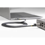 StarTech.com USB31CCTLKV1M USB-kabel USB 3.2 Gen 2 (3.1 Gen 2) 1 m USB C 10 Gbit/sek. 100 W Sort, Grå