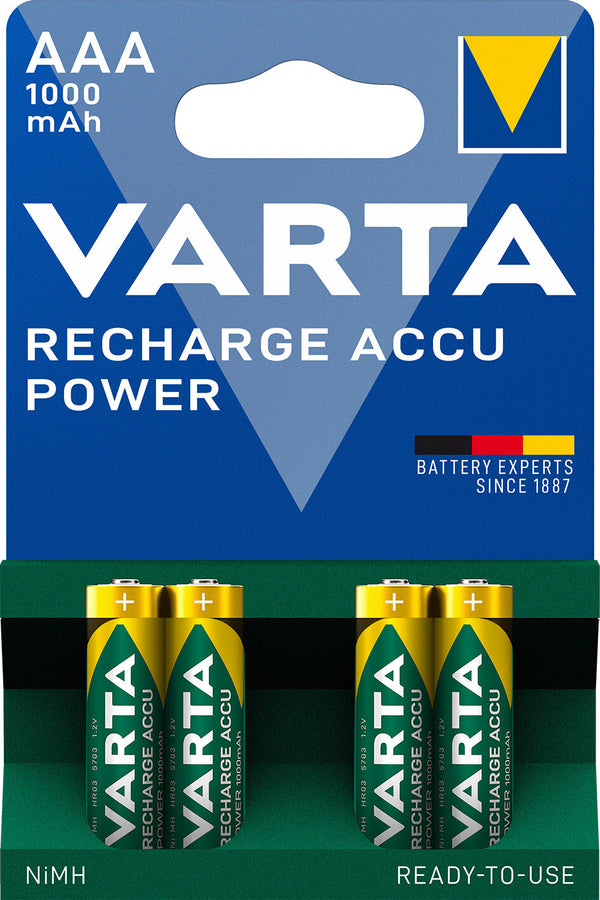 Varta 05703 Genopladeligt batteri AAA Nikkel-Metalhydrid (NiMH)