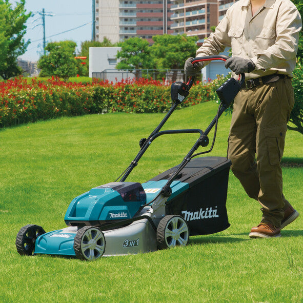 Makita DLM460Z plæneklipper Batteri Sort, Blå