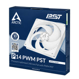 ARCTIC P14 PWM PST Computerkabinet Ventilator 14 cm Hvid