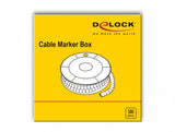 DeLOCK 18359 kabelmarkering Gul 500 stk