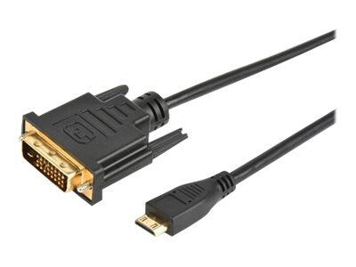 Prokord HDMI-D 0115 videokabel adapter 2 m HDMI Type C (Mini) DVI-D Sort