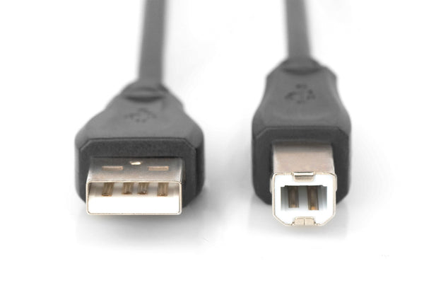 Digitus AK-300105-030-S USB-kabel USB 2.0 3 m USB A USB B 0,48 Gbit/sek. Sort