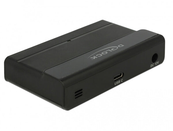 DeLOCK 64053 interface hub USB 3.2 Gen 2 (3.1 Gen 2) Type-C 10000 Mbit/s Sort