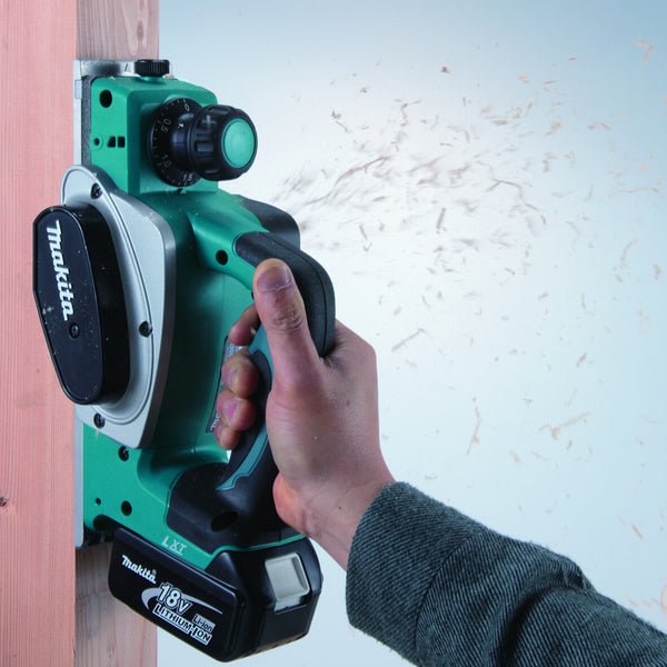Makita DKP180Z elektrisk høvl Sort, Blå 14000 rpm