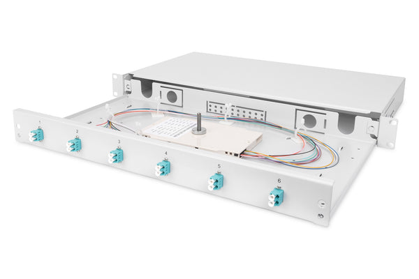 Digitus DN-96330/3 fiber adapter LC 1 stk Grå