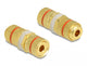 DeLOCK 64143 kabelsamler 2 x binding post Guld, Rød