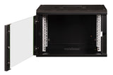 Digitus DN-19 07-U-SW stativ 7U Vægmonteret stativ Sort