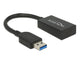DeLOCK 65698 USB-kabel USB 3.2 Gen 2 (3.1 Gen 2) 0,15 m USB A USB C 10 Gbit/sek. Sort