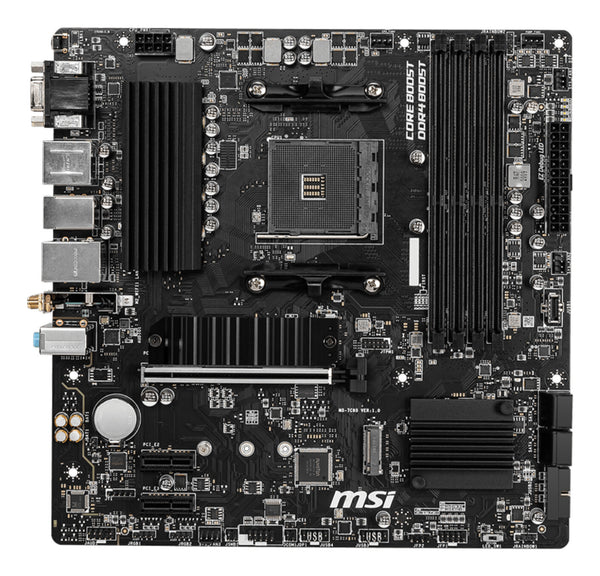 MSI B550M PRO-VDH WIFI bundkort AMD B550 Stik AM4 micro ATX