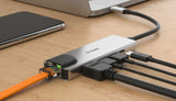 D-Link DUB-M520 dockingstation Ledningsført Thunderbolt 3 Aluminium