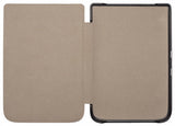 PocketBook WPUC-627-S-GY e- bog etui 15,2 cm (6") Folie Brun, Grå