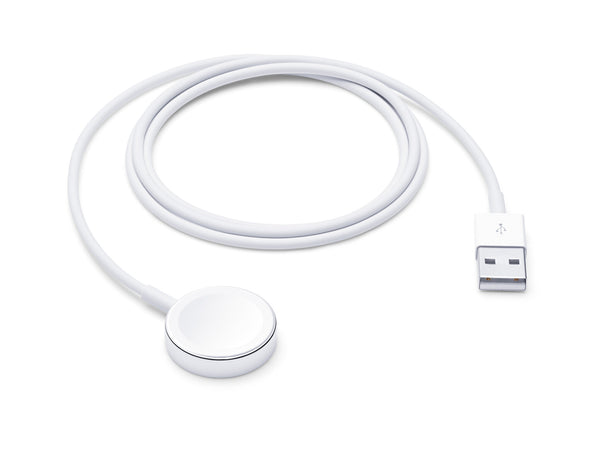 Apple MX2E2ZM/A Smart bærbart (wearable) tilbehør Opladningskabel Hvid