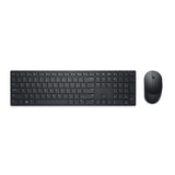DELL KM5221W tastatur Mus inkluderet Kontor RF trådløst QWERTY Nordisk Sort