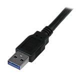 StarTech.com 3m, USB 3.0-A - USB 3.0-B USB-kabel USB 3.2 Gen 1 (3.1 Gen 1) USB A USB B 5 Gbit/sek. Sort