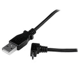 StarTech.com 2m USB2.0 A - micro B USB-kabel USB A Micro-USB B 0,48 Gbit/sek. Sort