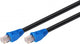 Goobay CAT 6 U/UTP 15m netværkskabel Sort Cat6 U/UTP (UTP)