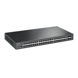 TP-Link JetStream TL-SG3452X netværksswitch Administreret L2+ Gigabit Ethernet (10/100/1000) 1U Sort