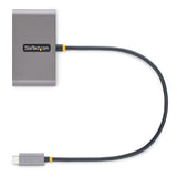 StarTech.com 5G2A2CPDB-USB-C-HUB interface hub USB 3.2 Gen 1 (3.1 Gen 1) Type-C 5000 Mbit/s Grå