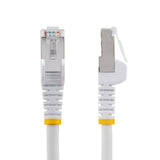 StarTech.com NLWH-50C-CAT6A-PATCH netværkskabel Hvid 0,5 m S/FTP (S-STP)