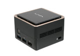 ECS LIVA Q3 Plus AMD Ryzen R1505G 4 GB DDR4-SDRAM 64 GB eMMC Mini PC Sort