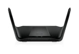 NETGEAR Nighthawk Tri-Band AX8 8-Stream AX6600 WiFi 6 Router (RAX70) trådløs router Gigabit Ethernet Tri-band (2,4 GHz / 5 GHz / 5 GHz) Sort
