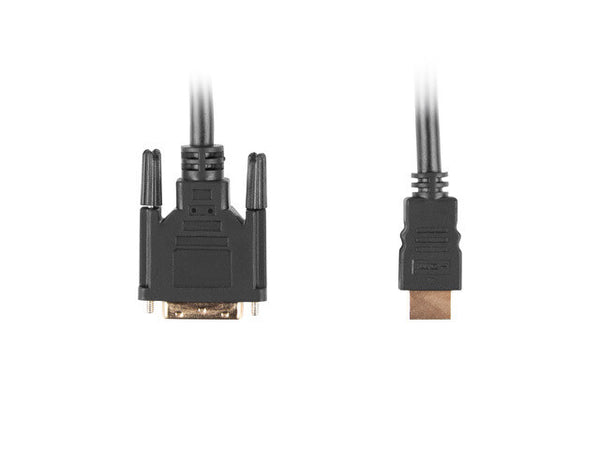 Lanberg CA-HDDV-10CC-0018-BK videokabel adapter 1,8 m HDMI Type A (Standard) DVI-D Sort