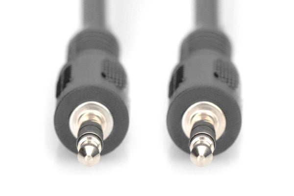 Digitus AK-510100-025-S lydkabel 2,5 m 3.5mm Sort
