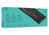 Logitech Keyboard K120 for Business tastatur Kontor USB QWERTY US International Sort