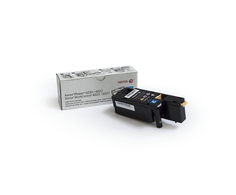 Xerox Phaser 6020/6022 WorkCentre 6025/6027 cyan tonerpatroner med standardkapacitet (1.000 sider)