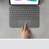 Logitech 920-010143 tastatur til mobil enhed QWERTZ Schweizisk Smart Connector Grå