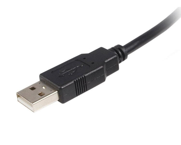 StarTech.com USB2HAB3M USB-kabel USB 2.0 3 m USB A USB B 0,48 Gbit/sek. Sort