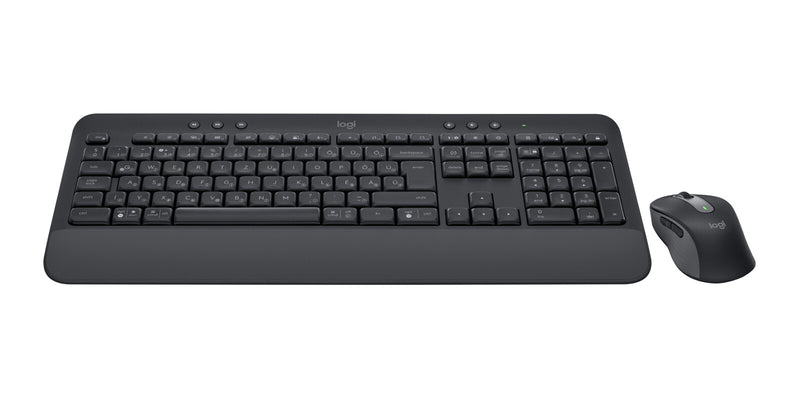 Logitech 920-011008 tastatur Mus inkluderet Kontor Bluetooth QWERTZ Ungarsk Grafit